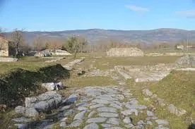 Anfiteatro romano di Grumentum visto dall'alto